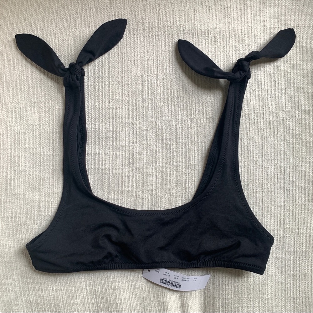 JCREW playa Nantucket tie swim top NWT